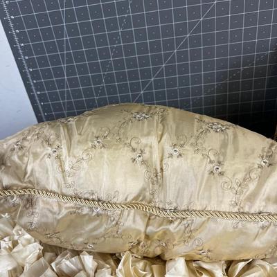 Satin Throw Pillows, All New