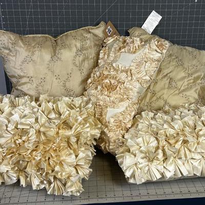 Satin Throw Pillows, All New