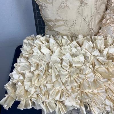 Satin Throw Pillows, All New