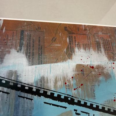 OMG! Itâ€™s a Banksy? Mixed Media on Subway Map 