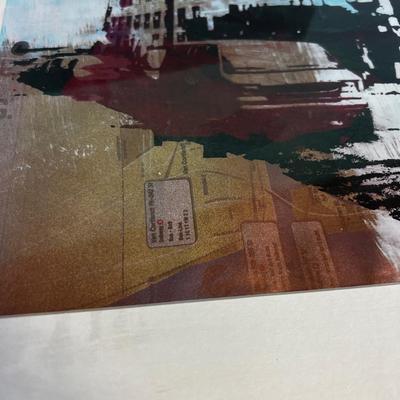 OMG! Itâ€™s a Banksy? Mixed Media on Subway Map 