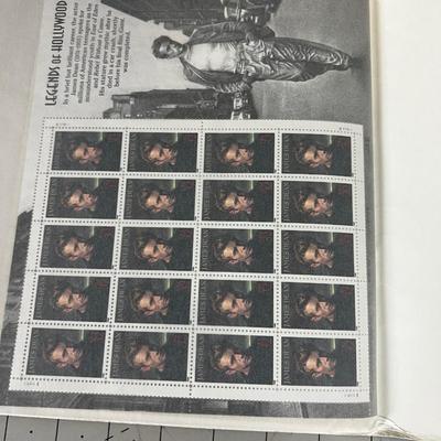 Mint Full Sheets of US Stamps BOOK Of. 