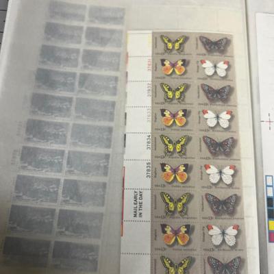 Mint Full Sheets of US Stamps BOOK Of. 