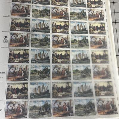 Mint Full Sheets of US Stamps BOOK Of. 