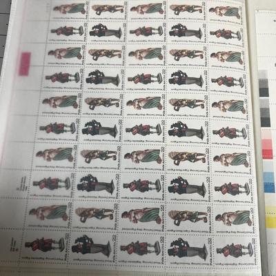 Mint Full Sheets of US Stamps BOOK Of. 