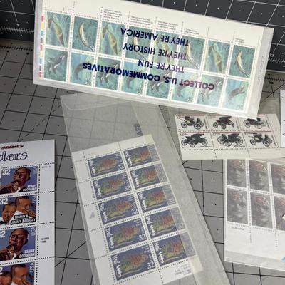 Several Sheets of Stamps 
