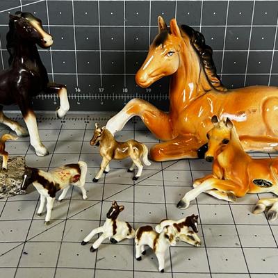 Ceramic Horse Herd 