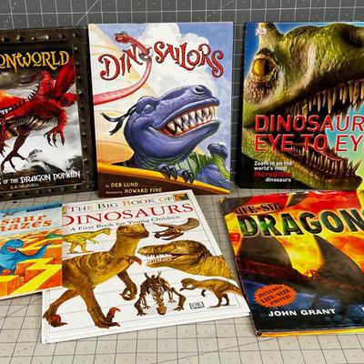 6 Dinosaur Books