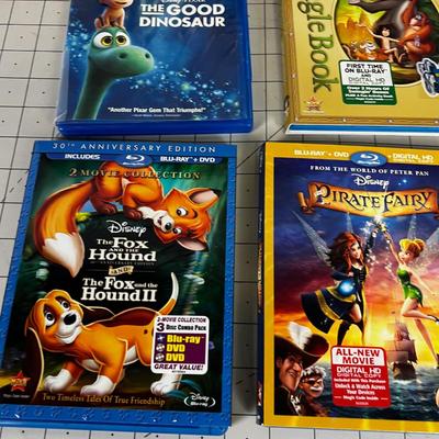 9 Disney Blue Ray DVD 