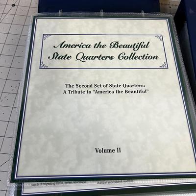 America the Beautiful State Quarters Collection 2 volume Set 