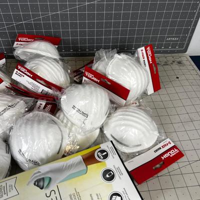 Dust Masks and Latex Gloves