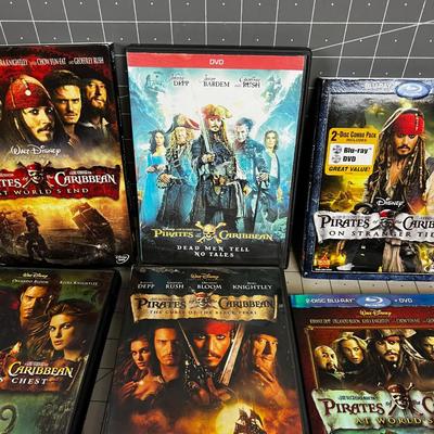 Pirates of Caribbean DVD's 