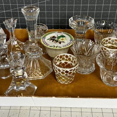 Glass Candle and Votive Holders 
