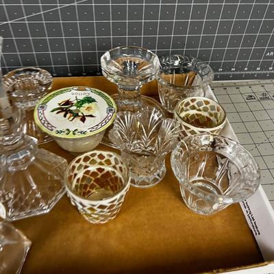 Glass Candle and Votive Holders 