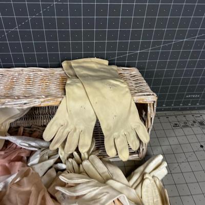 Basket of Women's Gloves