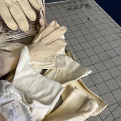 Basket of Women's Gloves