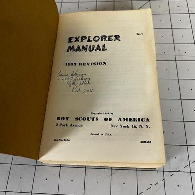 Boy Scout Explorer Manuel 