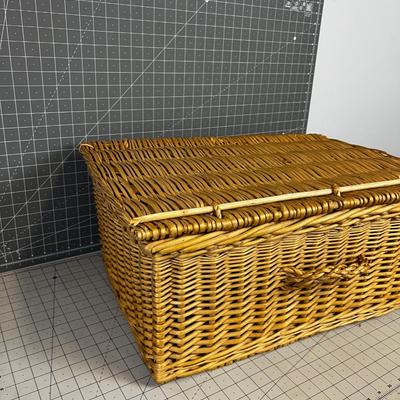 Large Basket / Wicker Suitcase 