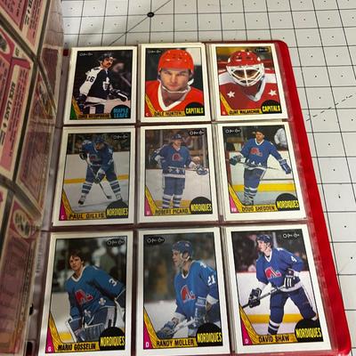 Set of Hockey Cards from 1987-1988 Season