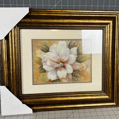Framed Flower Print