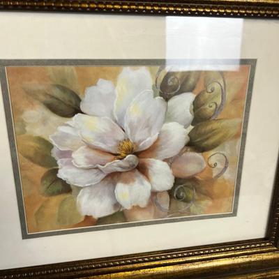 Framed Flower Print