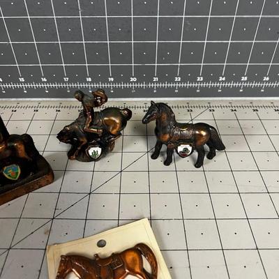 Copper Horse and some flash Copper Horses. 