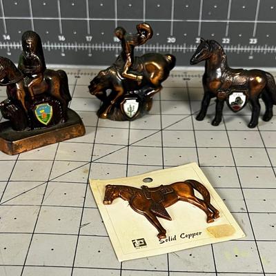 Copper Horse and some flash Copper Horses. 