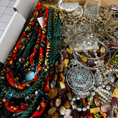 Tray of Costume Jewelry 