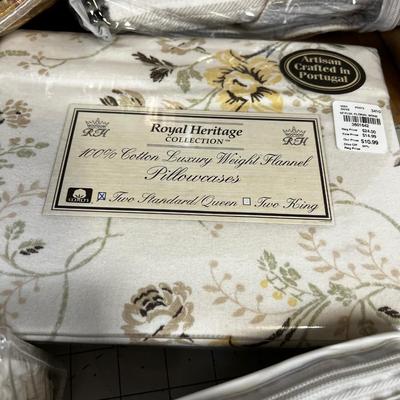 Pillowcase and Shams NEW 