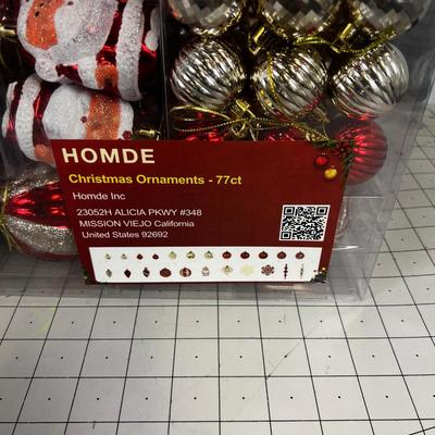 Box of Christmas Bulbs