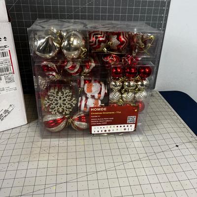 Box of Christmas Bulbs