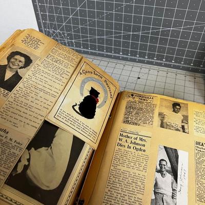 Scrapbooks 1930's to 1940's (4 books) AWESOME!