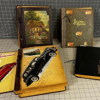 Scrapbooks 1930's to 1940's (4 books) AWESOME!