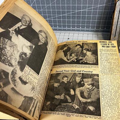 Scrapbooks 1930's to 1940's (4 books) AWESOME!
