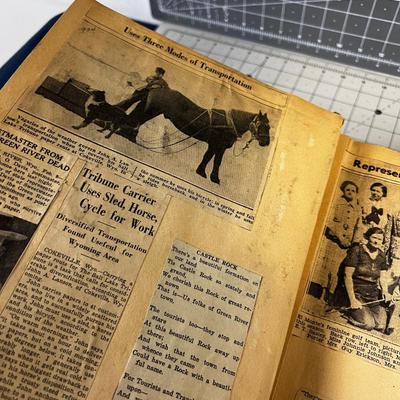 Scrapbooks 1930's to 1940's (4 books) AWESOME!