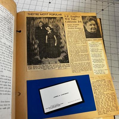 Scrapbooks 1930's to 1940's (4 books) AWESOME!