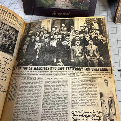 Scrapbooks 1930's to 1940's (4 books) AWESOME!