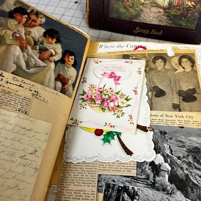 Scrapbooks 1930's to 1940's (4 books) AWESOME!