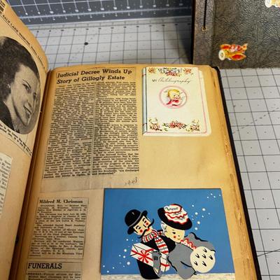 Scrapbooks 1930's to 1940's (4 books) AWESOME!