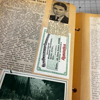 Scrapbooks 1930's to 1940's (4 books) AWESOME!