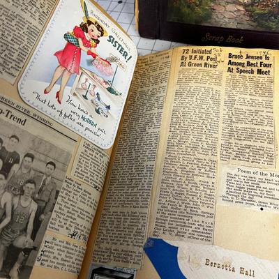 Scrapbooks 1930's to 1940's (4 books) AWESOME!