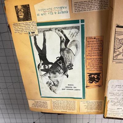 Scrapbooks 1930's to 1940's (4 books) AWESOME!