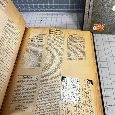 Scrapbooks 1930's to 1940's (4 books) AWESOME!