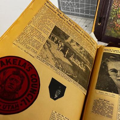 Scrapbooks 1930's to 1940's (4 books) AWESOME!