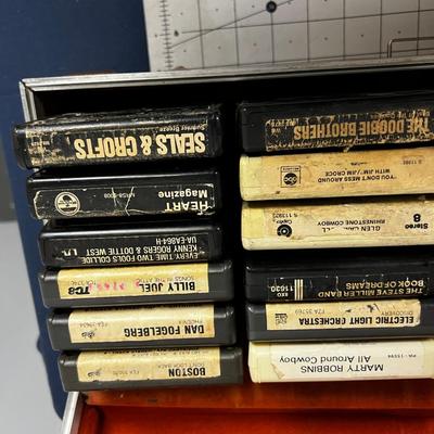 4 Boxes of 8 Track Tapes WOW! 