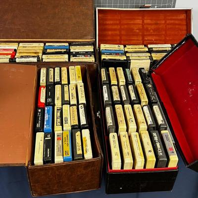 4 Boxes of 8 Track Tapes WOW! 
