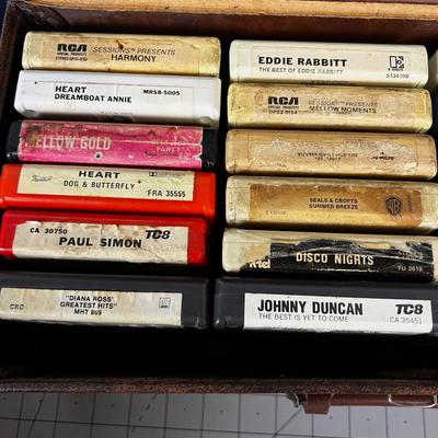 4 Boxes of 8 Track Tapes WOW! 