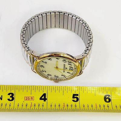 ANNE KLEIN TWO TONE QUARTZ ANALOG WATCH