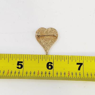 SARAH COVENTRY GOLD TONED MOTHER OF PEARL BLUE PIN
