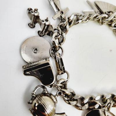 STAINLESS STEEL CHAIN / CHARM DANGLE BRACELET
